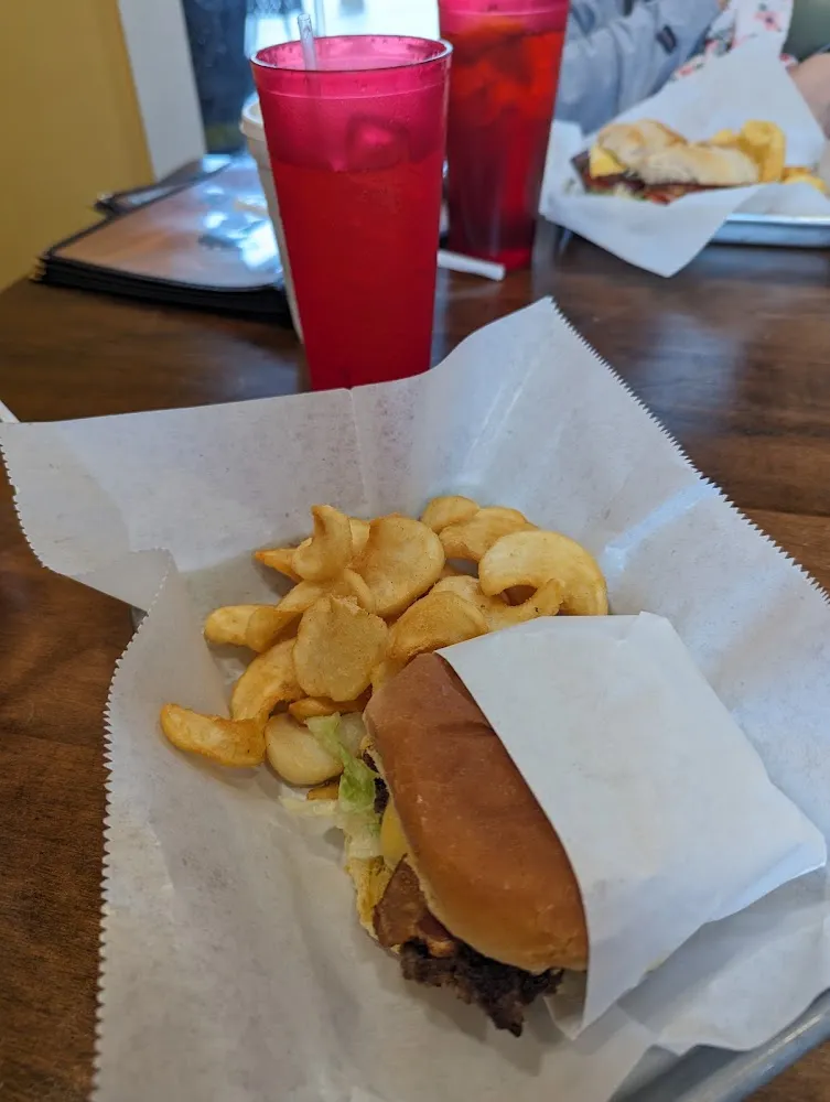 Bacon Cheeseburger Basket