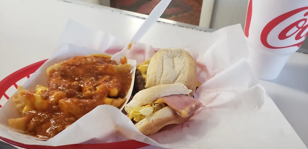 Half & Half with Chili Cheese Fries